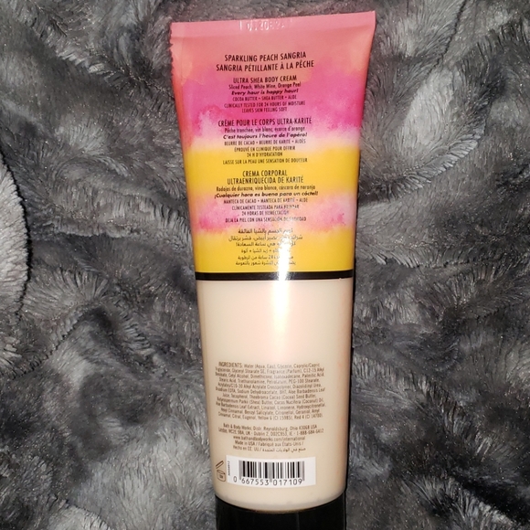 B&BW Sparkling Peach Sangria body cream - Picture 2 of 2